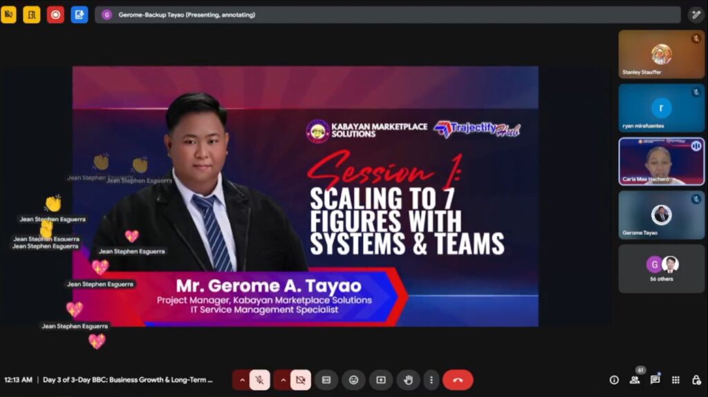 Biz Breakthrough Challenge Gerome Tayao main presentation cover